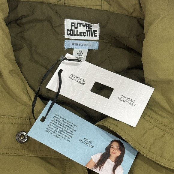 Womens Size‎ XL Olive Green Zip Utility Jacket Pockets Outdoors Hiking - Picture 7 of 10